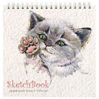Блокнот Sketchbook Проф-пресс А5 40-0343 40 листов Ласковый котик