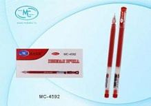 Ручка гелевая BASIR MC-4592 красная 1 шт.