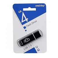 Флэш-диск Smartbuy 4 ГБ USB Glossy series Black