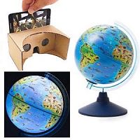 Глобус Земли интерактивный д.210 мм с подсветкой 12100296