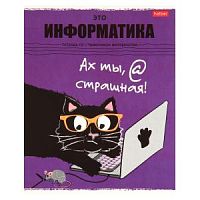 Тетрадь 48 листов Хатбер Черный кот 26693 Информатика