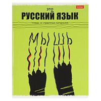 Тетрадь 48 листов Хатбер Черный кот 26696 Русский язык