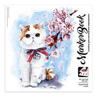 Блокнот Sketchbook Феникс А5 40 листов 61707 Весенний кот