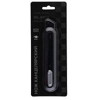 Нож канцелярский deVENTE 18 мм Total Black 4090405