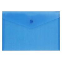 Папка-конверт на кнопке А5 KLERK 232523 синий
