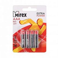 Батарейка Mirex R03 ААА 4 шт 23702-ER03-E4