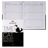 Дневник Хатбер 24825 Черно-белый кот