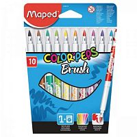 Фломастеры 10 цветов Maped COLOR PEPS Brush