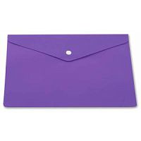 Папка-конверт на кнопке А4 KWELT КР-000236 фиолетов