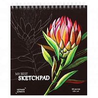 Блокнот Sketchbook Феникс А5 30 листов 50819 Красный цветок