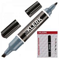 Маркер KLERK 2-6 мм двусторонний 200745/1 черный