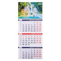 Календарь 2024 квартальный 29582 Величие водопадов