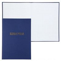 Книга учета А4 96л клетка КLERK 216396 тв