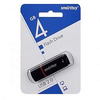 Флэш-диск Smartbuy 4 ГБ USB Crown Black (SB4GBCRW-K)