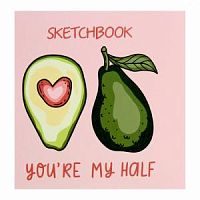 Блокнот Sketchbook MILAND А5 80 листов Два авокадо