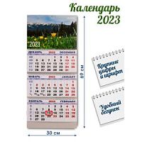 Календарь 2023 квартальный 216654 Горный пейзаж